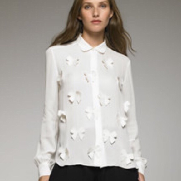 Stella McCartney Tops - SOLD 🍾Stella McCartney Silk Bow Blouse